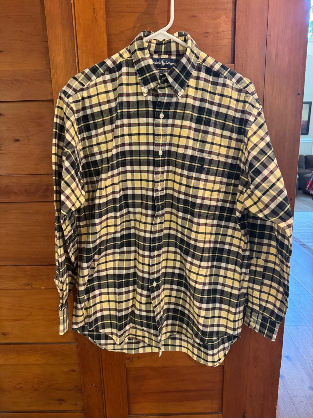 Polo Ralph Lauren Multicolor Plaid "The Big Shirt" Oxford S